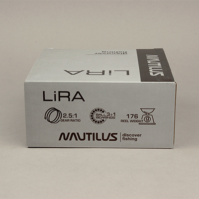 Катушка зимняя Nautilus Lira White
