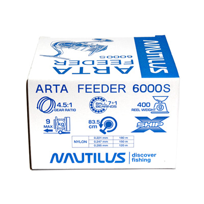Катушка Nautilus Arta 6000S Feeder NEW
