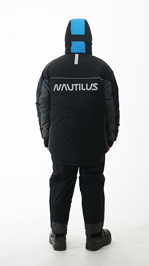 Костюм зимний Nautilus Comfort (мембрана WinTex) t 0/ -25°С Black/Blue р-р  L