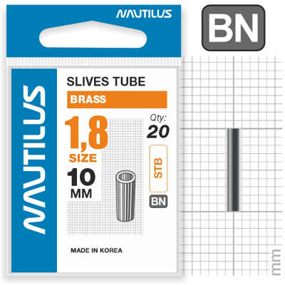 Трубка обжимная Nautilus Slives tube brass 1,8мм